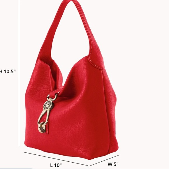 Dooney & Bourke Cream Hobo Bag - Picture 5 of 5